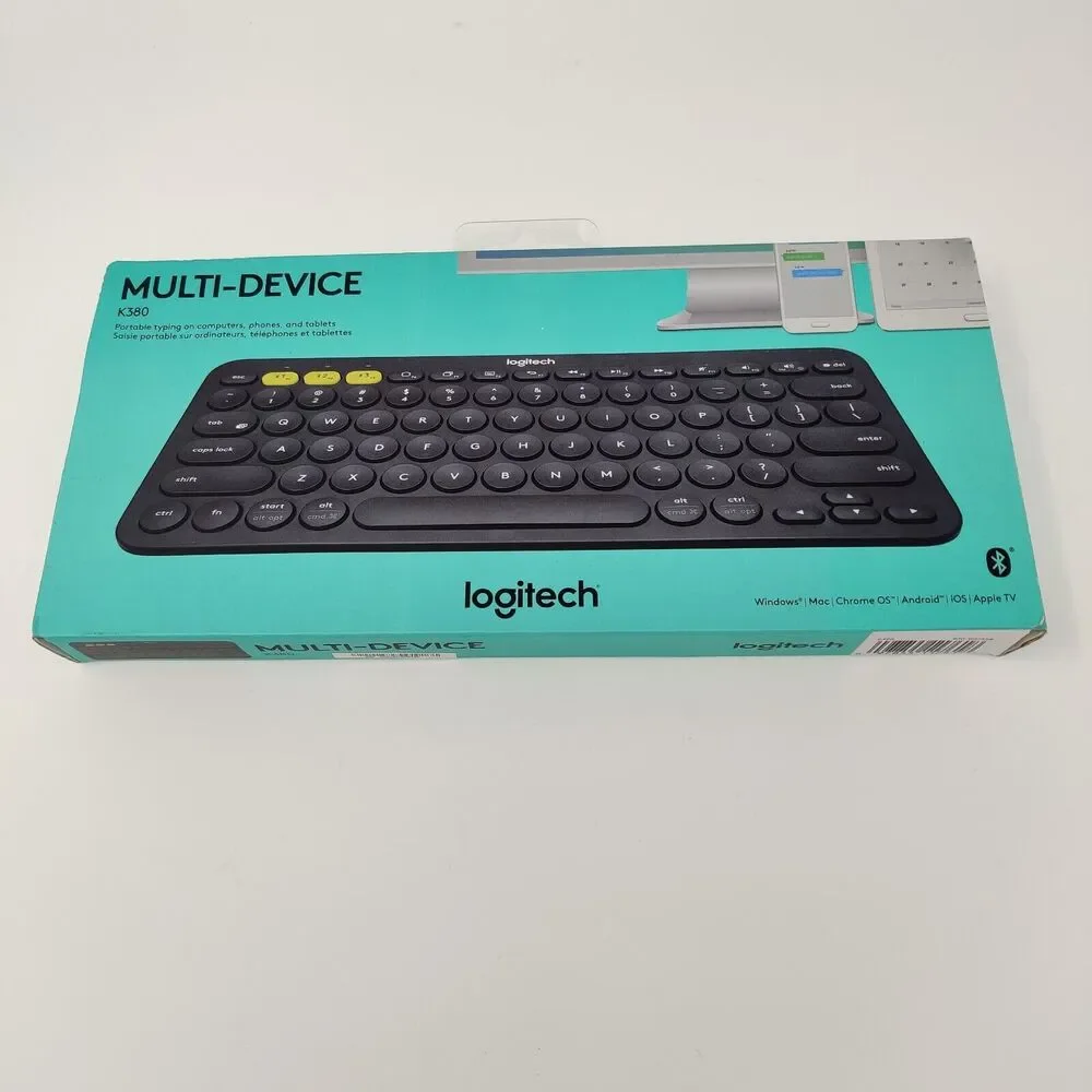Logitech K380 Multi-Device Wireless Bluetooth Keyboard Android IOS Mac Windows